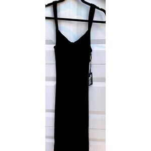 Stylish Black Maxi Dress by Michael Lauren - Size L